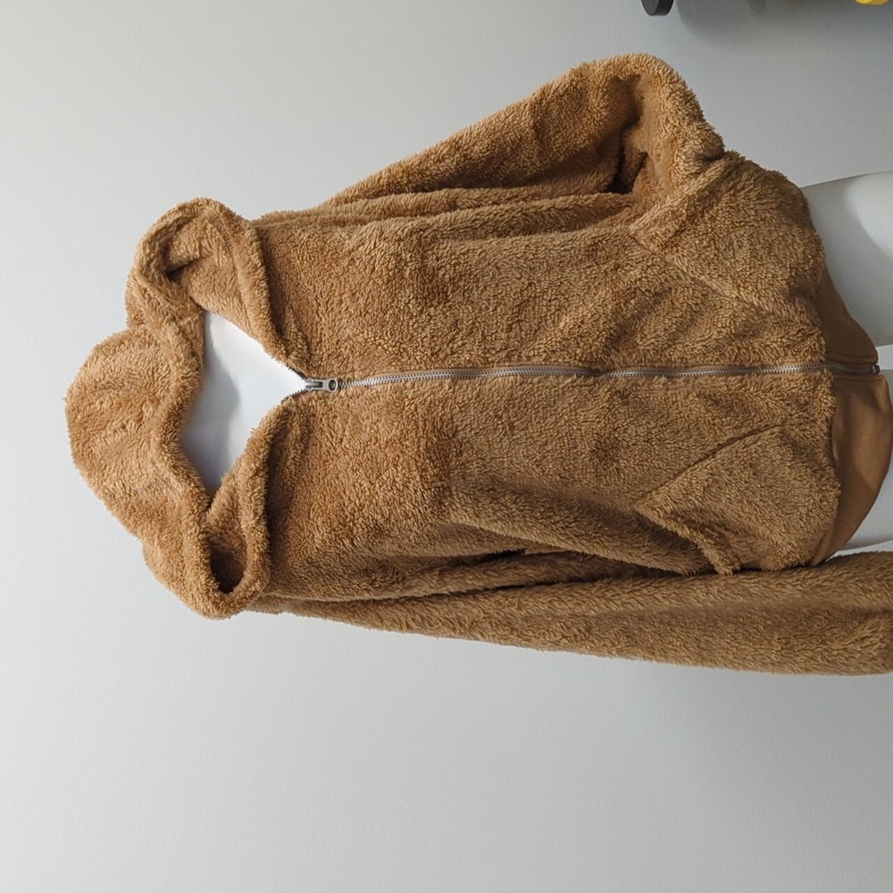 HYFVE  Soft Hooded Jacket  Brown NEW